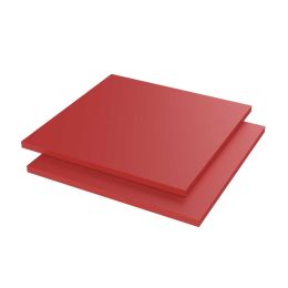 Vikureen PS Plaat Mat/mat Rood 173 2000x1200x3mm