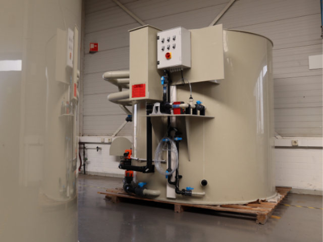 PE buizen mosselverwerkingsfabriek