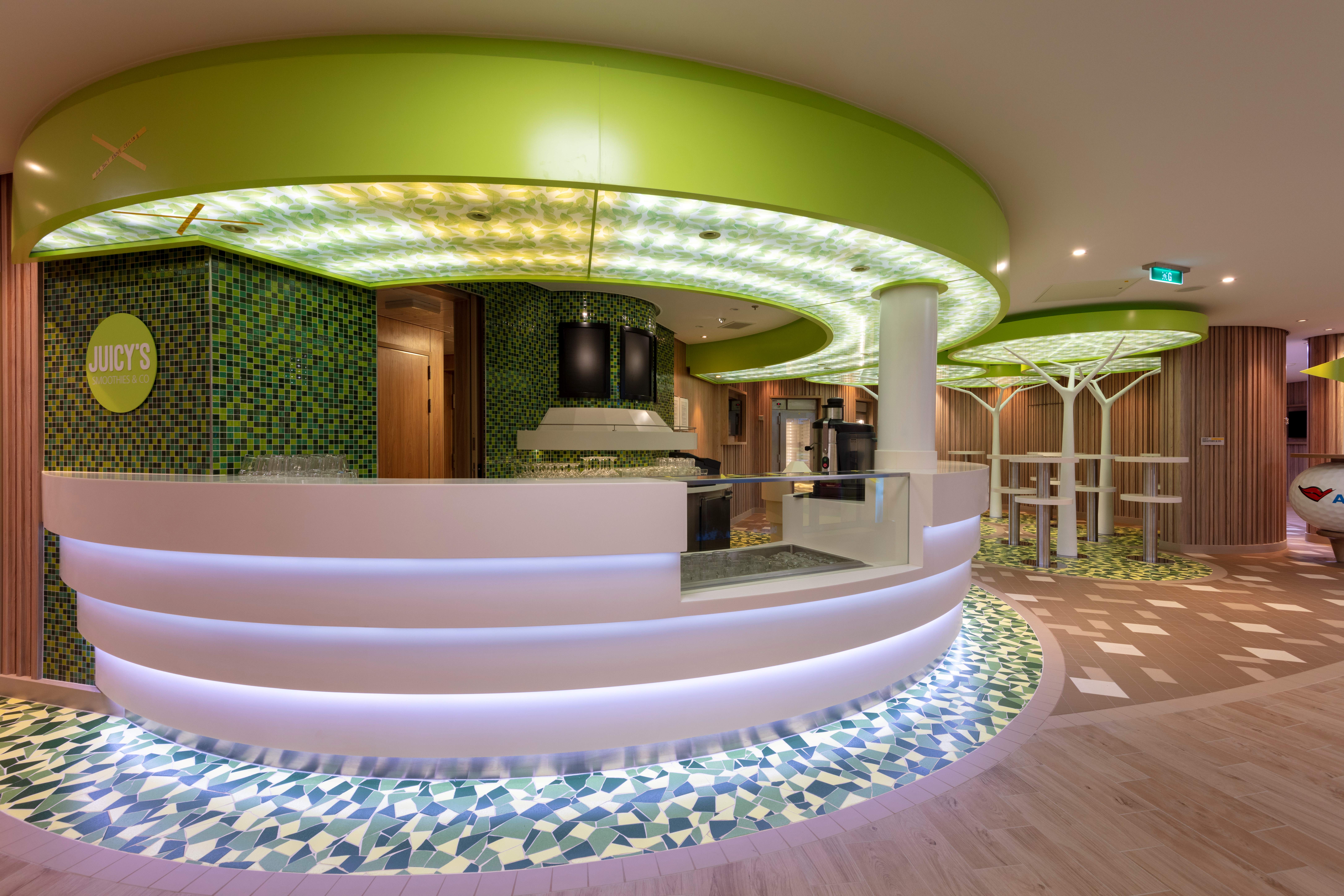 Solid Surface Kerrock restaurant toepassing